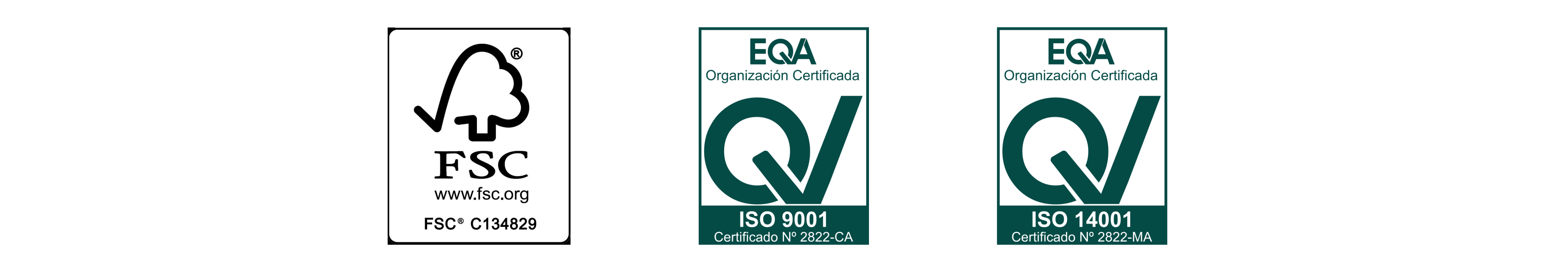 FSC - ISO 14001 - ISO 9001